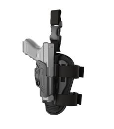 R-Series Compatible with Glock 22 Holster OWB Level II Retention - Drop-Leg Holster