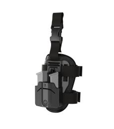 Double Magazine Holster Compatible with Walther PPQ Magazine Double Mag Pouch with Drop-Leg Attachment