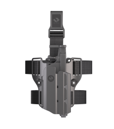 T40X Compatible with Canik TP9 Holster with Light OWB Level II Retention, Light Bearing New Drop-Leg Holster